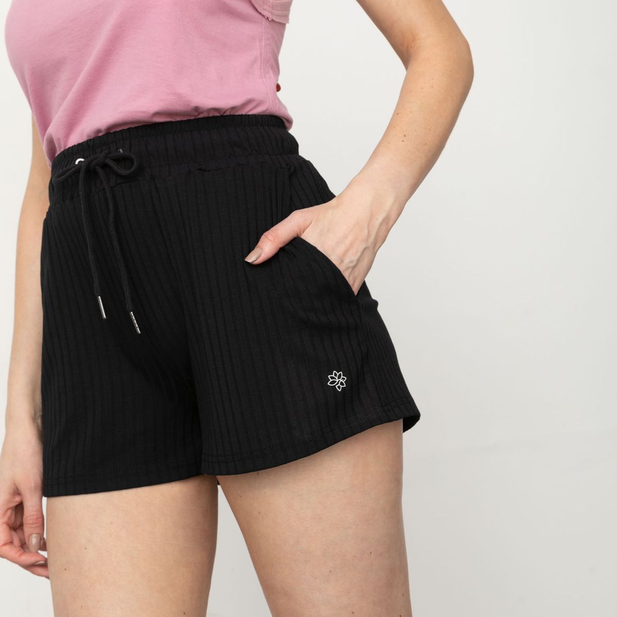 FLORES - Short Street Mujer Flores