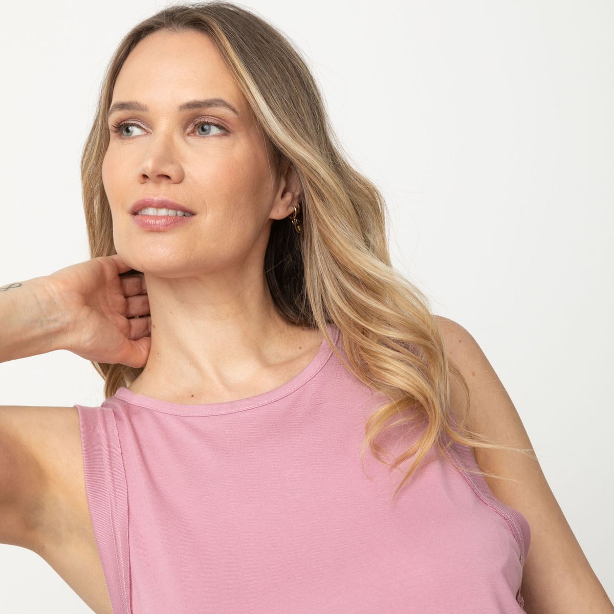 FLORES - Polera Sin Mangas Mujer Flores