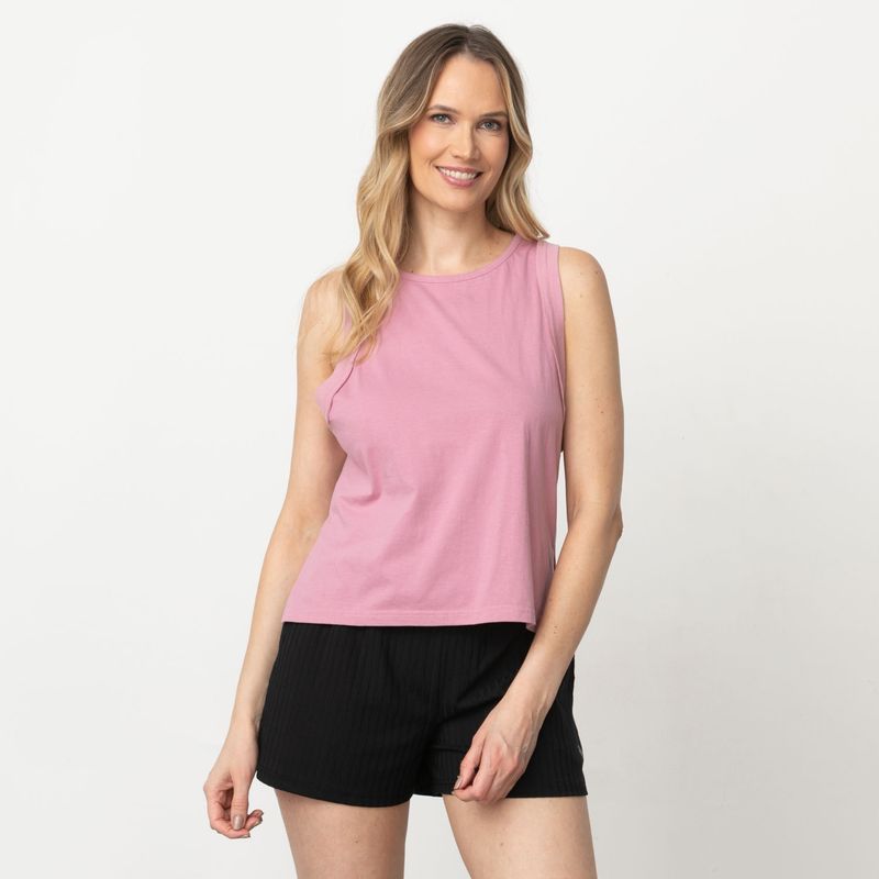 FLORES - Polera Sin Mangas Mujer Flores