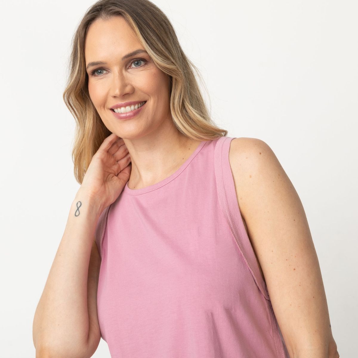 FLORES - Polera Sin Mangas Mujer Flores