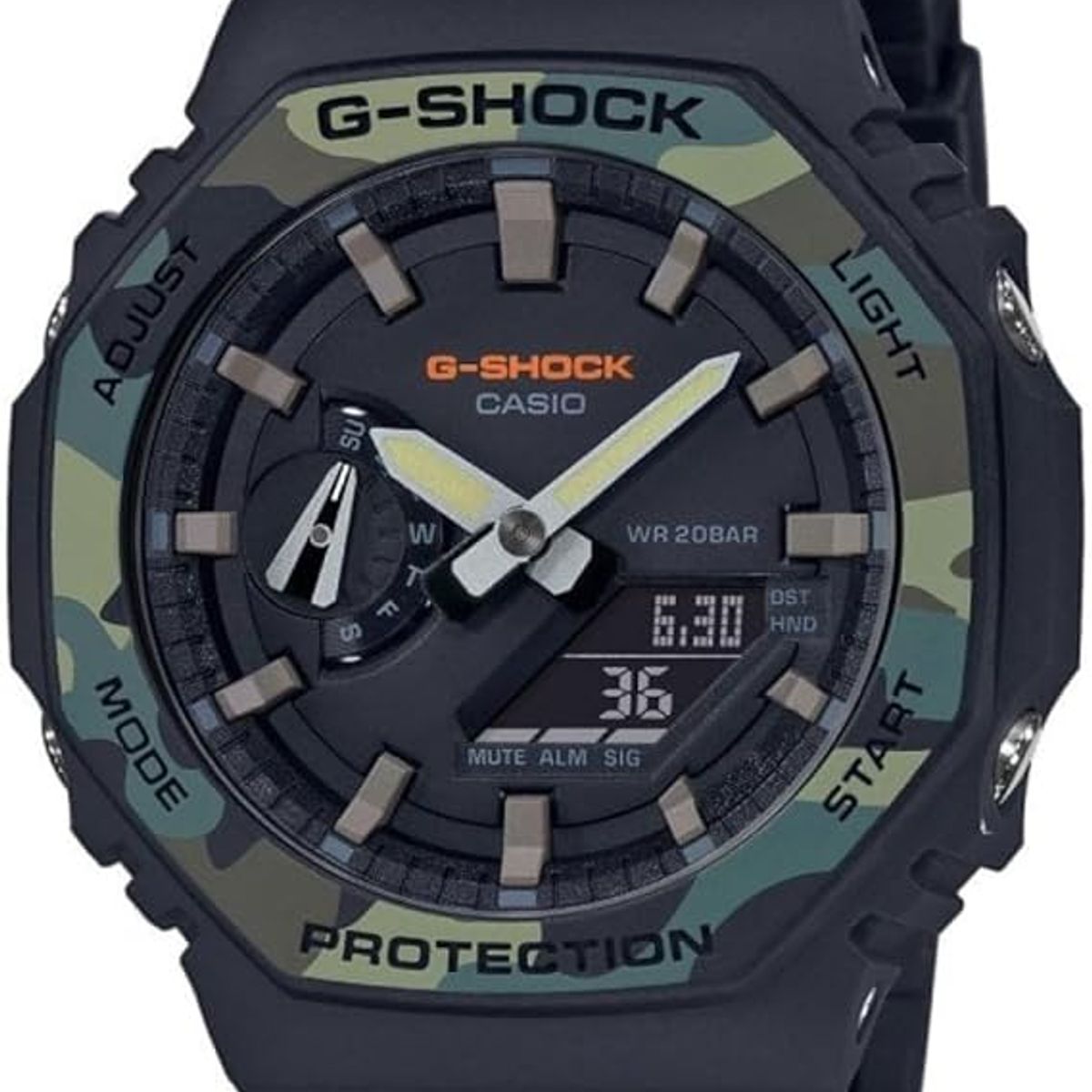 CASIO - RELOJ CASIO GSHOCK GA2100SU-1A HOMBRE CARBONO ANTIGOLPE WR200M