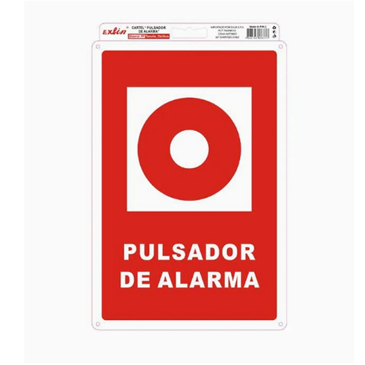 GENERICO - Señalética Pulsador de Alarma