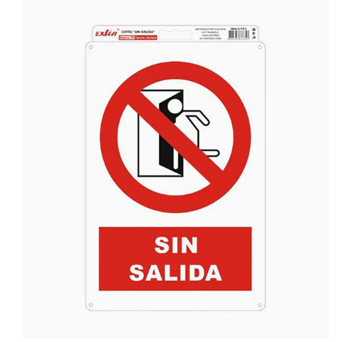 GENERICO - Señalética Sin Salida
