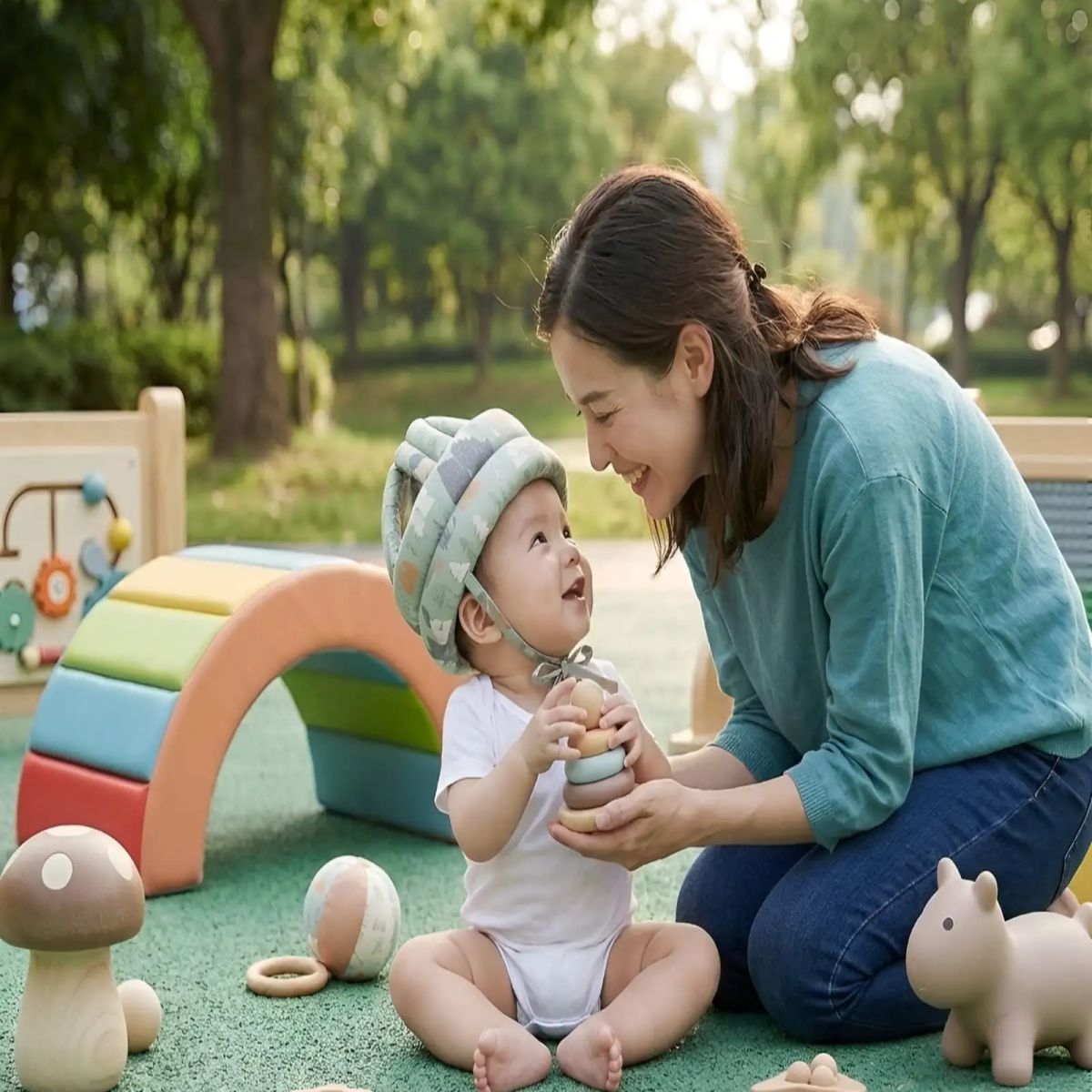 GENERICO - Casco Protector de Seguridad para Bebés  Protección Antigolpes H2