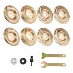 GENERICO - Disco Desgaste De Madera Estándar 16 Mm Lijado Esmeril 8pcs BELUG