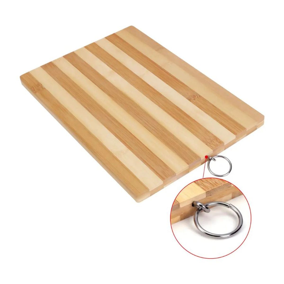 GENERICO - Tabla De Cortar De Bambú 40x30 Cm Cocina