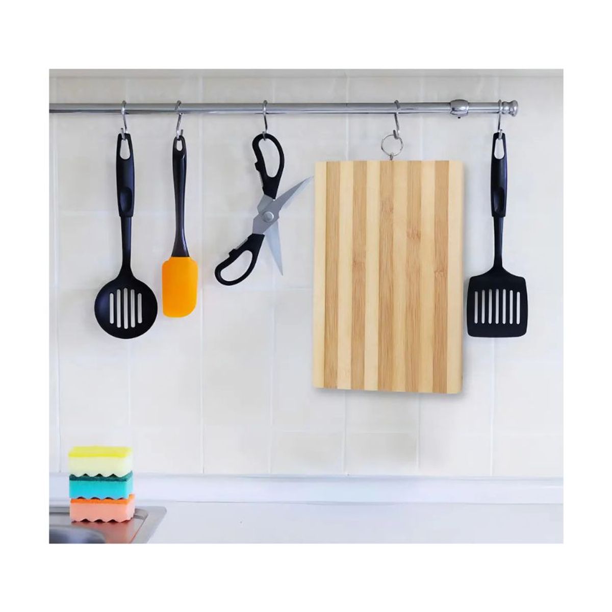 GENERICO - Tabla De Cortar De Bambú 40x30 Cm Cocina