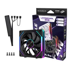 GENERICO - Ventilador Pc 120mm Argb Lovingcool Pl-120 Pro Modular Rgb