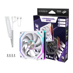 GENERICO - Ventilador Pc 120mm Argb Lovingcool Pl-120 Pro Modular Rgb