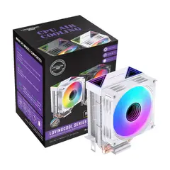 GENERICO - Disipador Cpu Lovingcool 2 Heatpipes Argb 90mm Amd Intel