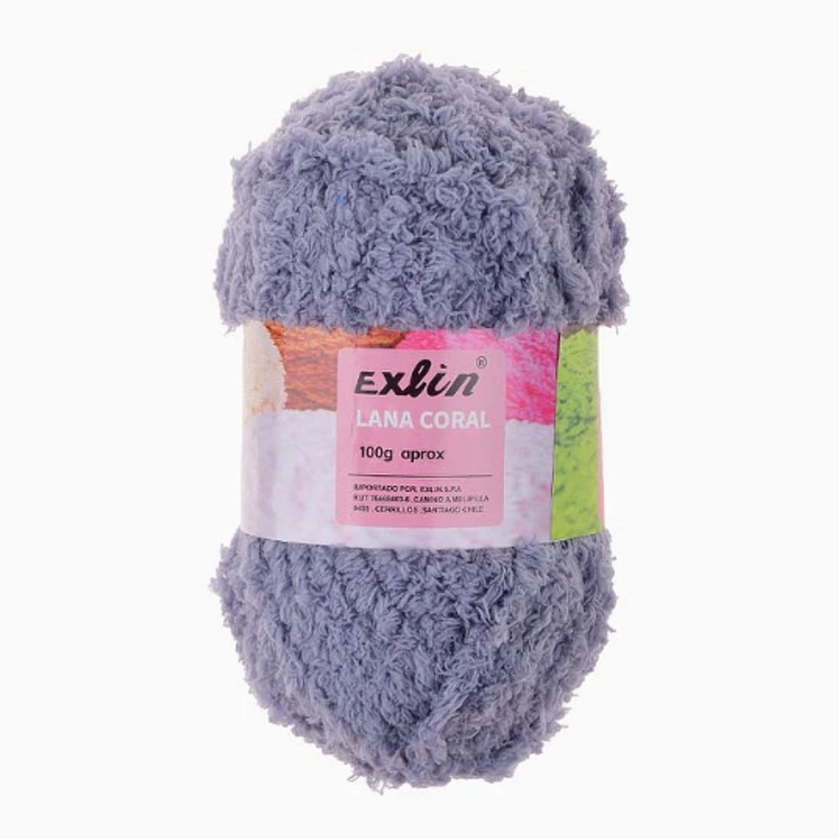 GENERICO - Lana Coral Exlin Gris Claro – Set de 10 ovillos de 100g