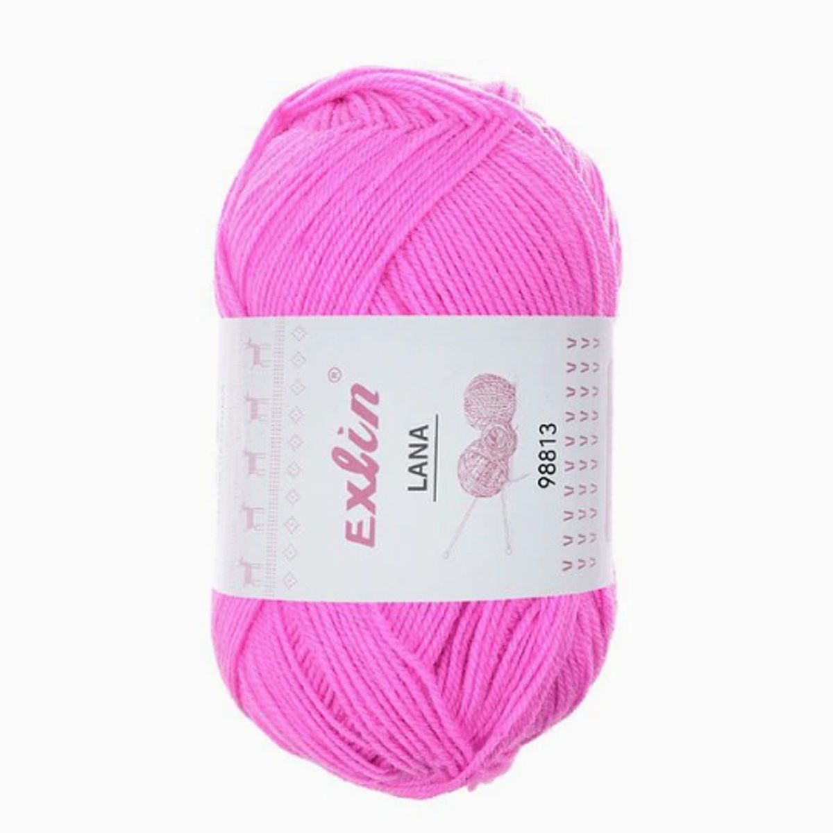 GENERICO - Lana Bebé Exlin Rosa Infantil – Set de 10 ovillos de 100g