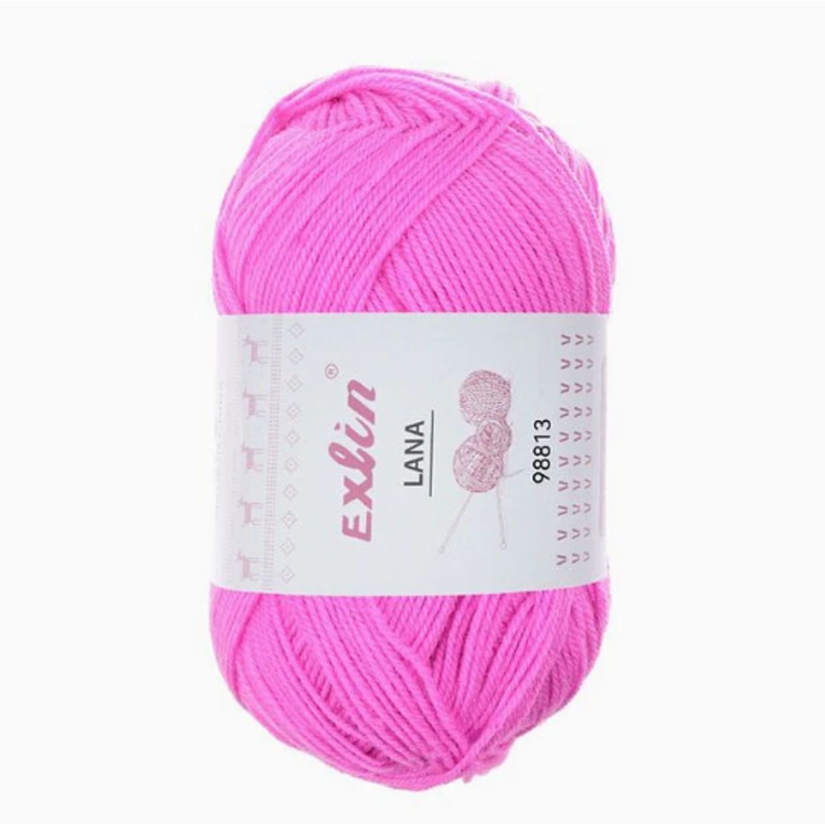 GENERICO - Lana Bebé Exlin Rosa Infantil – Set de 10 ovillos de 100g