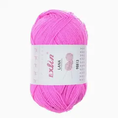 GENERICO - Lana Bebé Exlin Rosa Infantil – Set de 10 ovillos de 100g