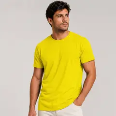 ROLY - Polera Manga Corta 100% Algodón Cuello Redondo Clásica Hombre SLIM FIT Premium