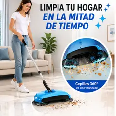 MOVI - Escoba Barredora y Aspiradora Manual 3 en 1