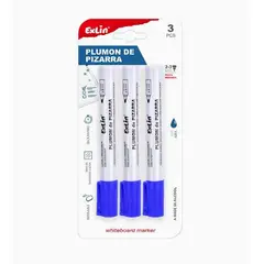 GENERICO - Plumón tinta azul pizarra