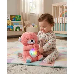 GENERICO - Peluche Nutria de Apego Proyector Ruido Blanco Bebe 02