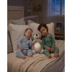 GENERICO - Peluche Didáctico Nutria Lumínica Sonidos Relajantes Bebe