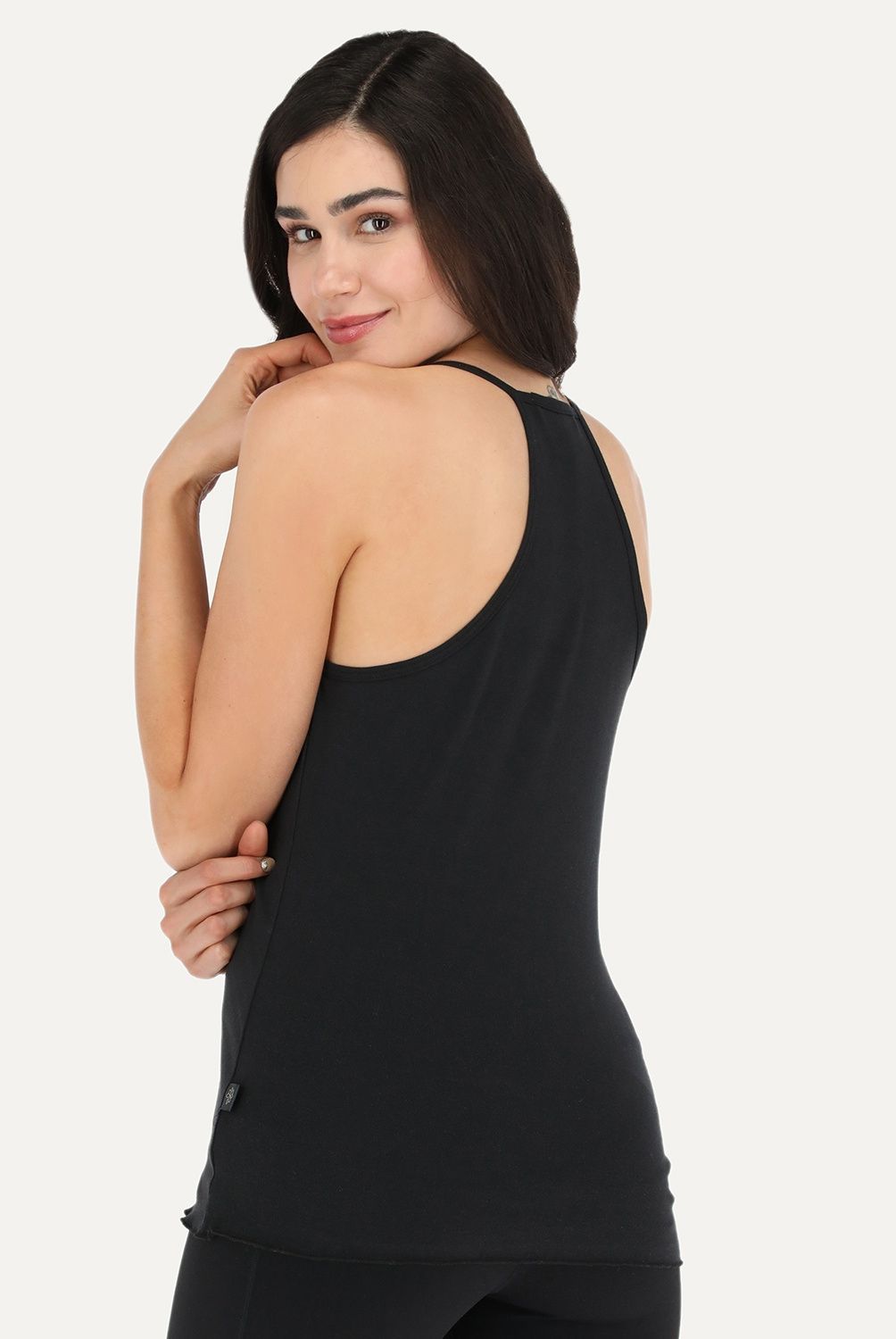 FLORES - Polera Rib Sin Mangas Mujer Flores