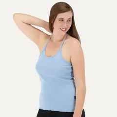 FLORES - Polera Rib Sin Mangas Mujer