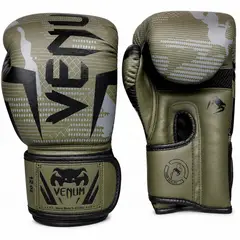VENUM - GUANTES DE BOXEO MUAY THAI ELITE EVO KHAKI CAMO 12 OZ