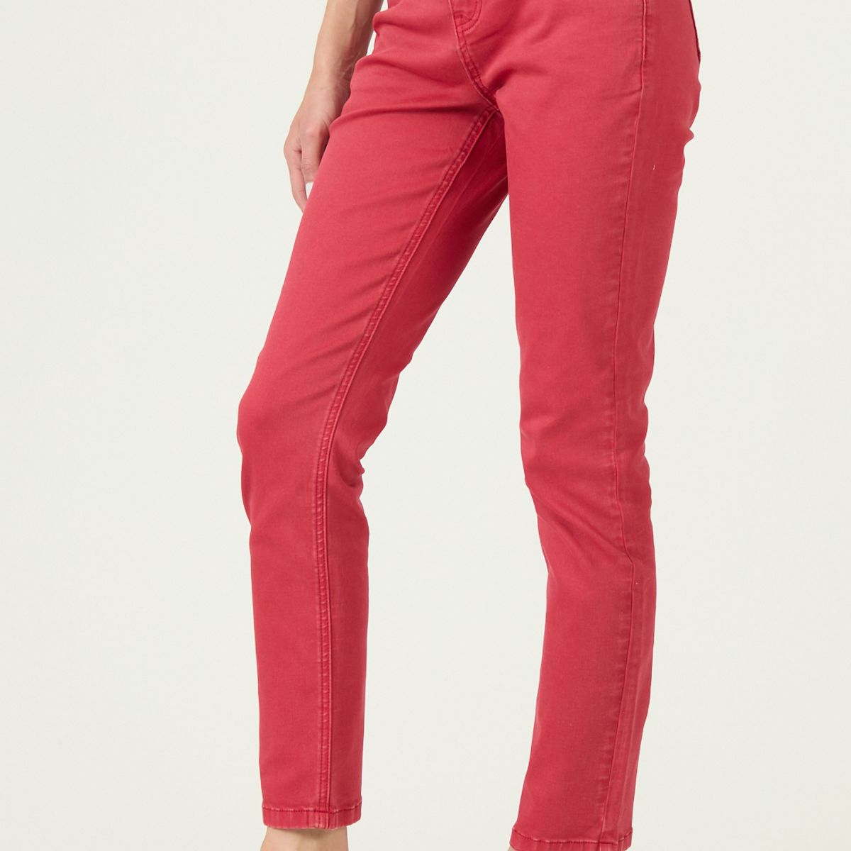 PRIVILEGE - Pantalon Skinny Rojo Cod 0200065