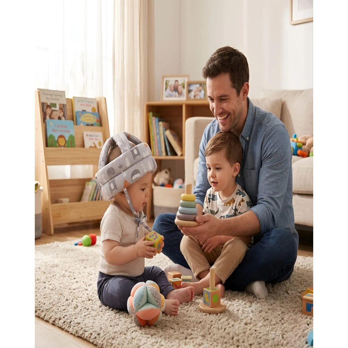 GENERICO - Casco Protector de Seguridad para Bebés  Protección Antigolpes H1