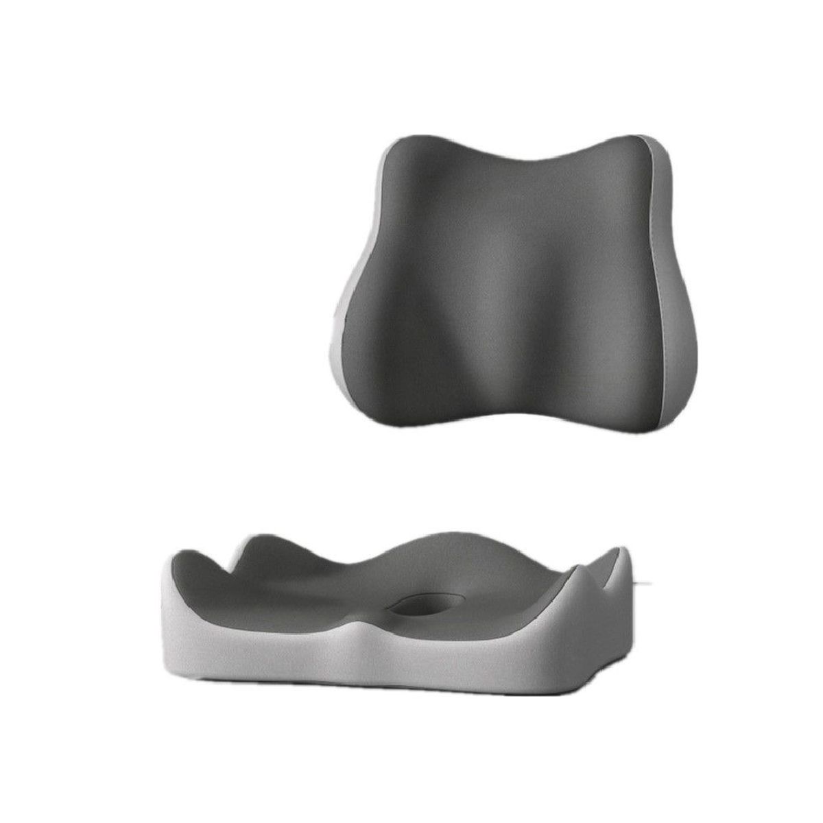 GENERICO - Cojin Lumbar Ergonomico Y Asiento Para Sillas