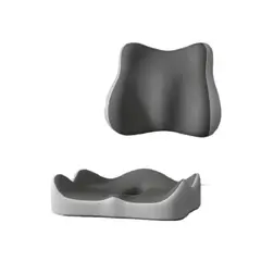 GENERICO - Cojin Lumbar Ergonomico Y Asiento Para Sillas