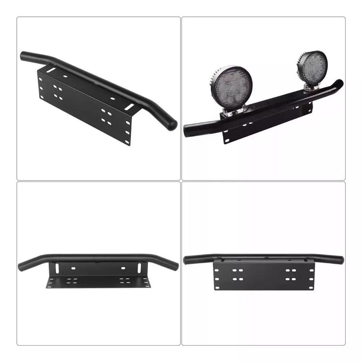 GENERICO - Base Soporte Focos O Barra Led Titular De La Matrícula