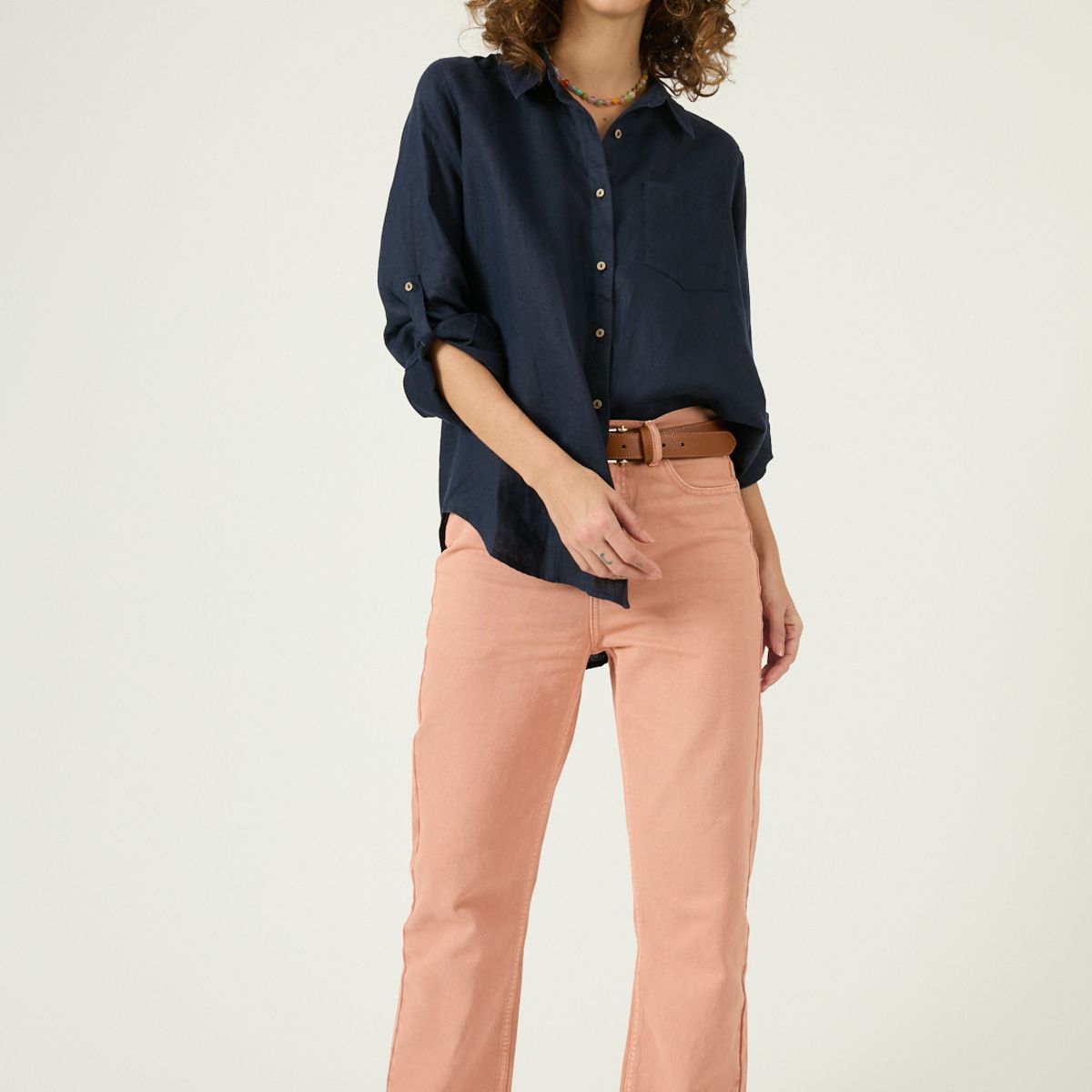 PRIVILEGE - Jeans Straight Camel Cod 2400975