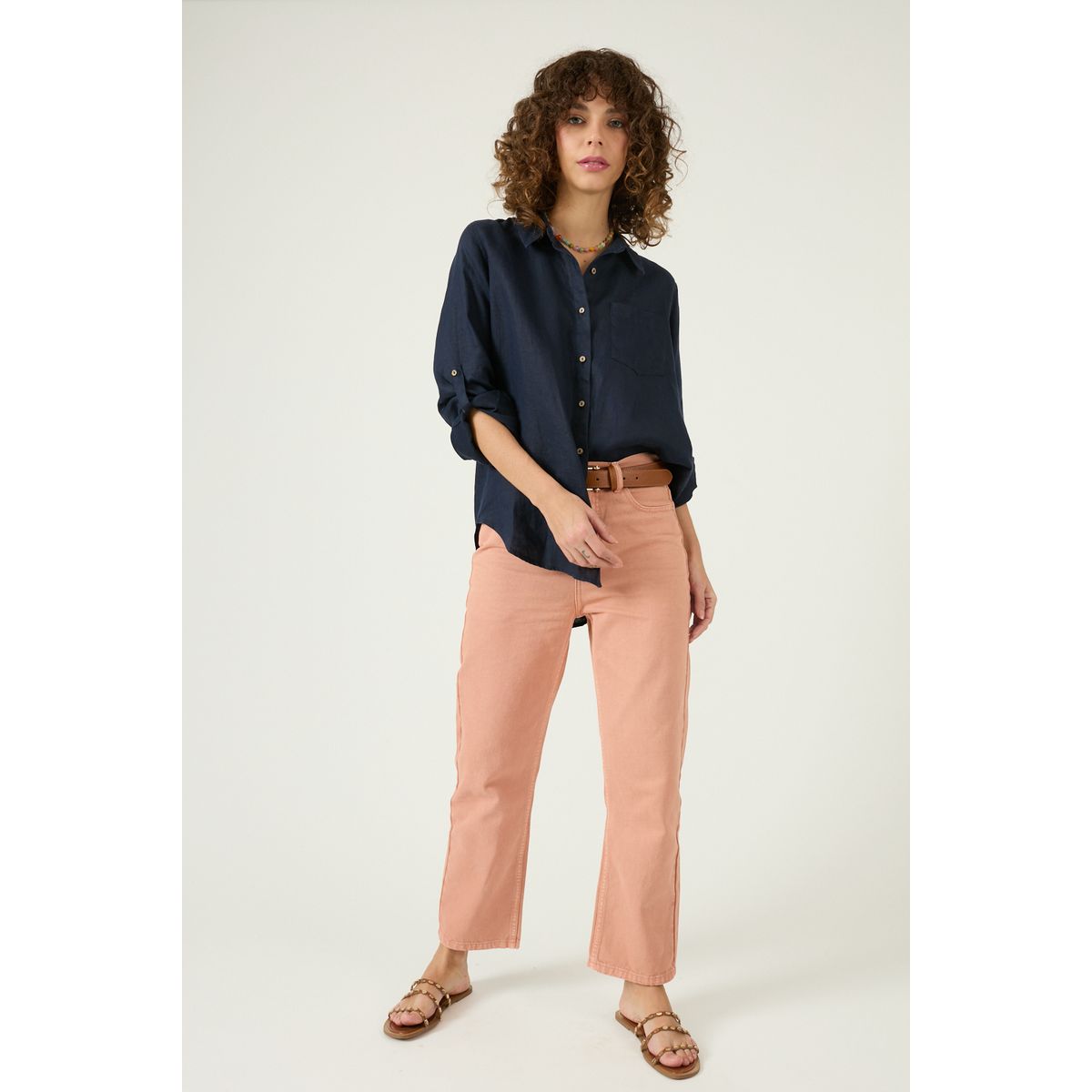 PRIVILEGE - Jeans Straight Camel Cod 2400975