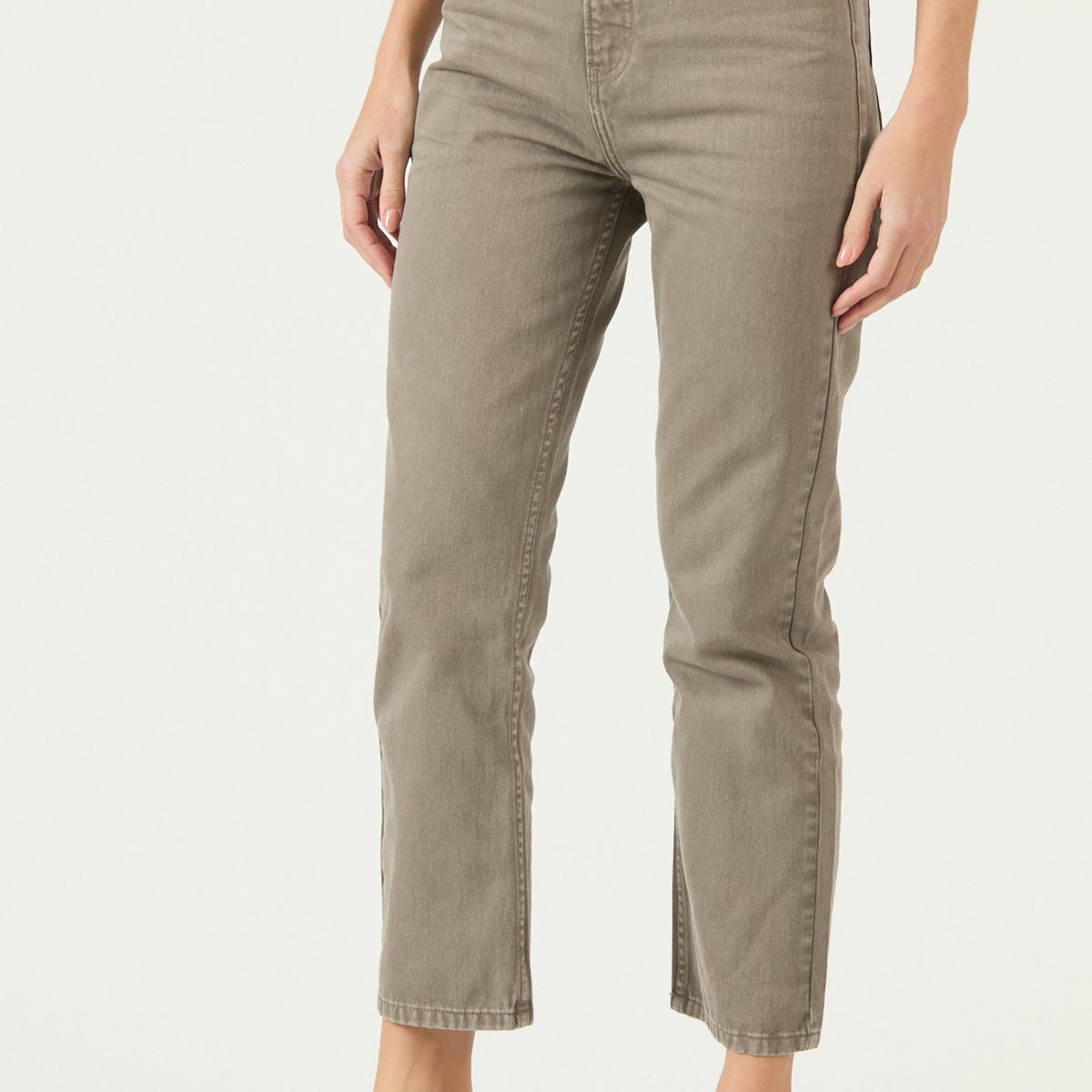 PRIVILEGE - Jeans Straight Verde Cod 2400975