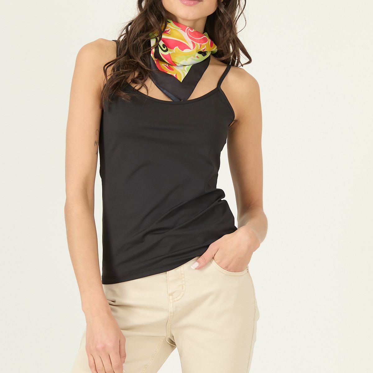 PRIVILEGE - Polera Negra Cod 2800695