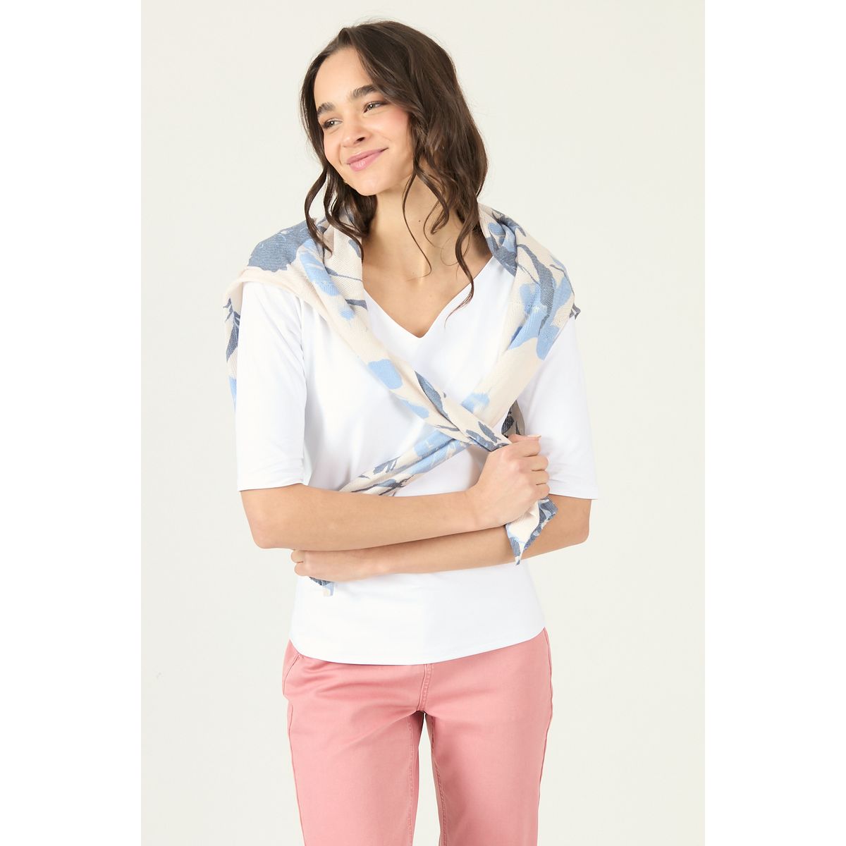 PRIVILEGE - Polera Blanco Cod 2800735