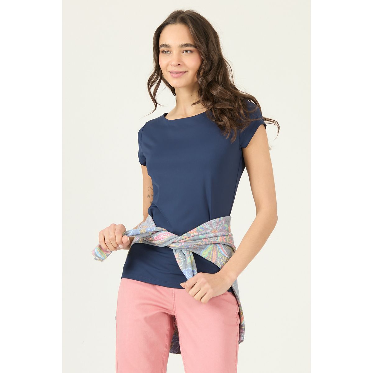 PRIVILEGE - Polera Azul Marino Cod 2800715