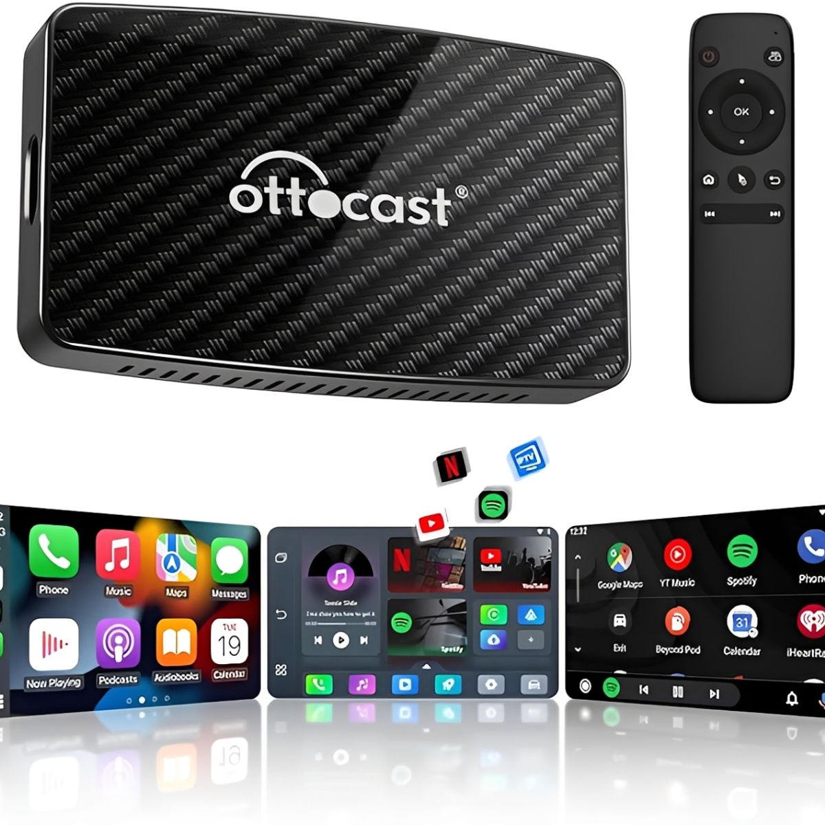 OTTOCAST - Ottocast Play Video 2 Pro Adaptador Carplay Netflix Youtube