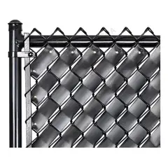 GENERICO - Cinta Plástica Cubre Cercos Para 3 M2 60 Metros 100 Broches