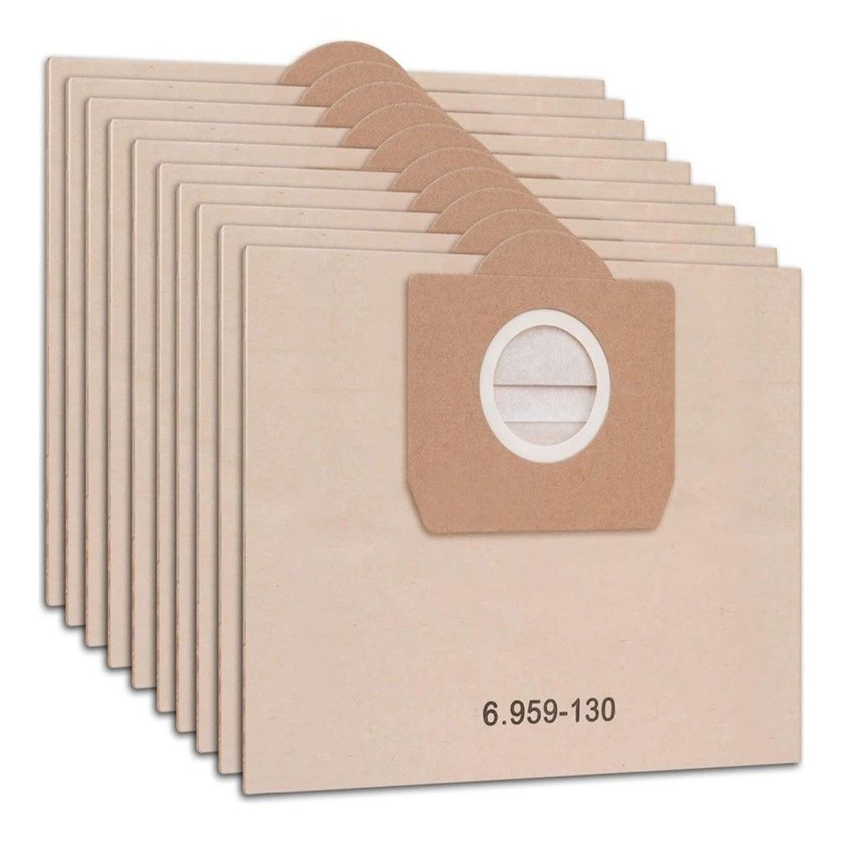 GENERICO - Set 10 Bolsas Papel Aspiradora Karcher Wd3 Mv3