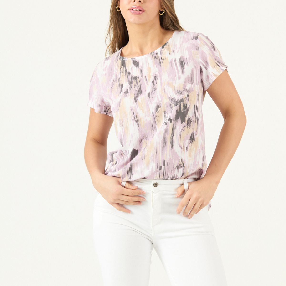 PRIVILEGE - Blusa Estampada Lila Cod 4517695