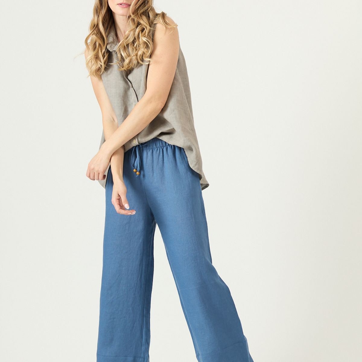 PRIVILEGE - Blusa De Lino Vison Cod 4517915