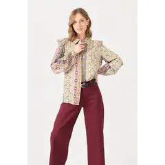PRIVILEGE - Blusa Estamplado Celeste Cod 4520616