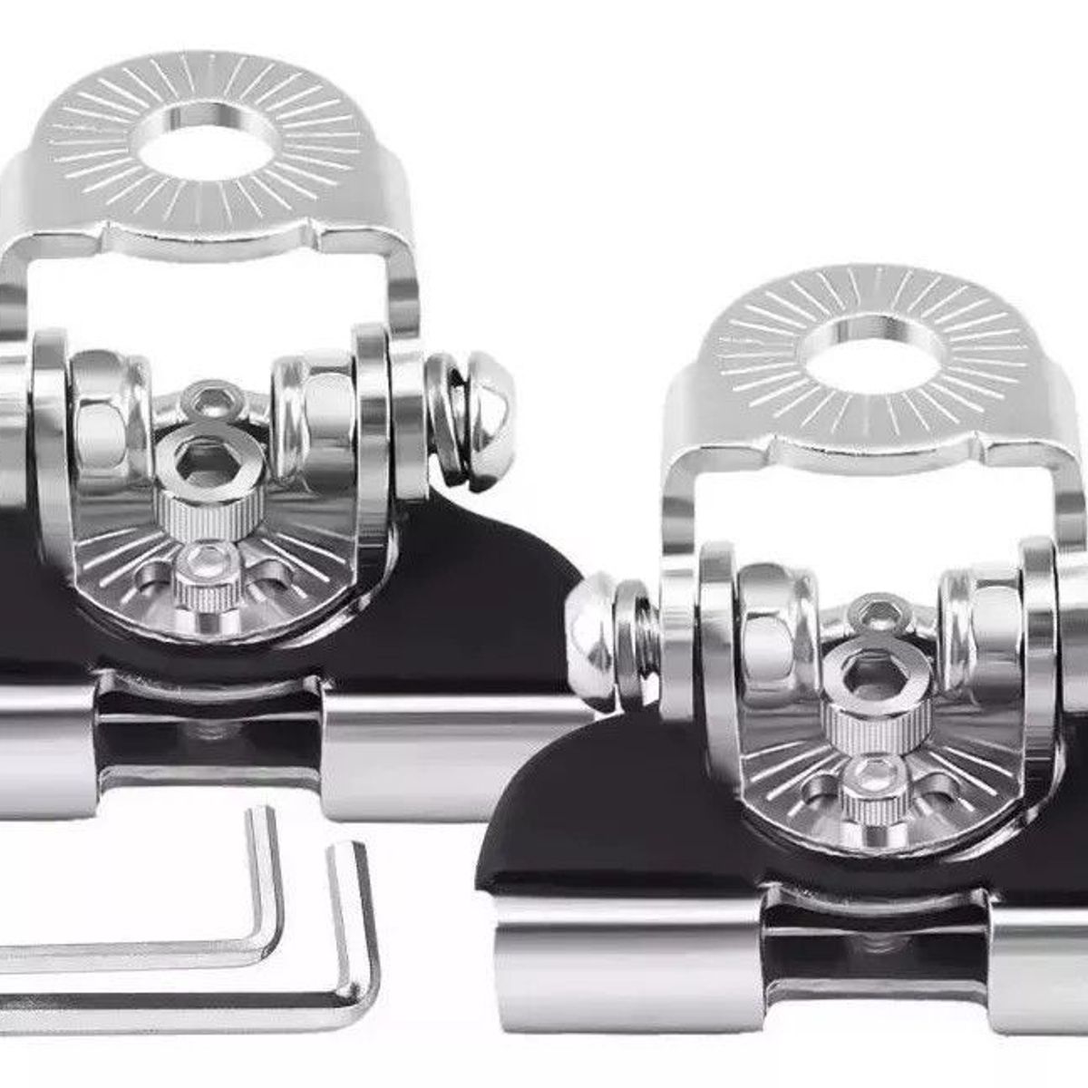 GENERICO - Soporte Capot Para Neblineros Barras Led Fijos Universal X2