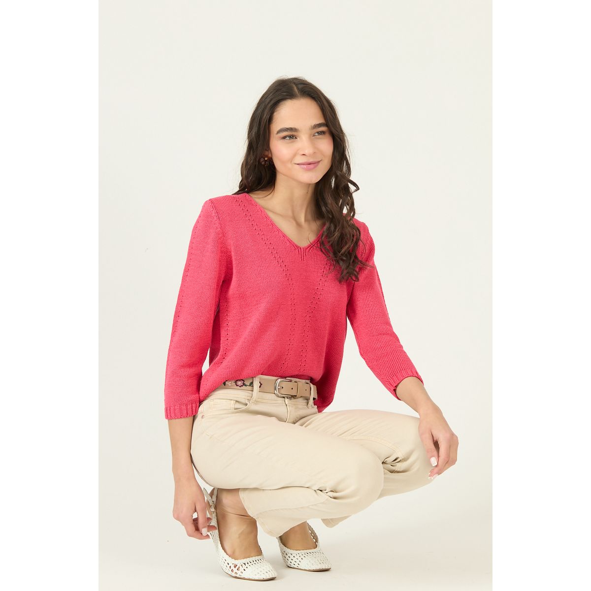 PRIVILEGE - Sweater Fucsia Cod 5406285