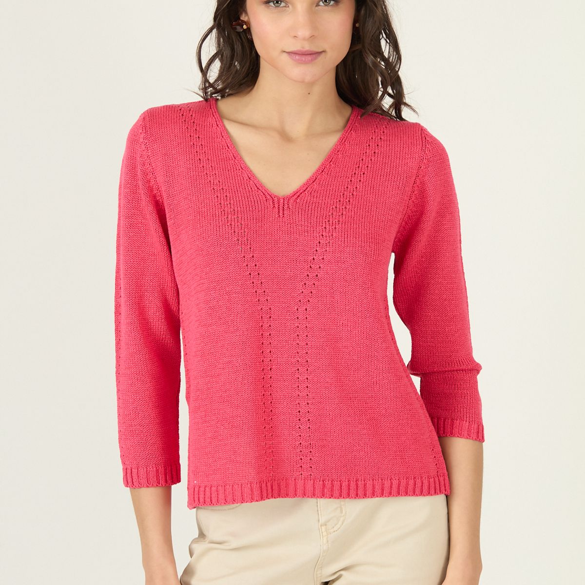 PRIVILEGE - Sweater Fucsia Cod 5406285