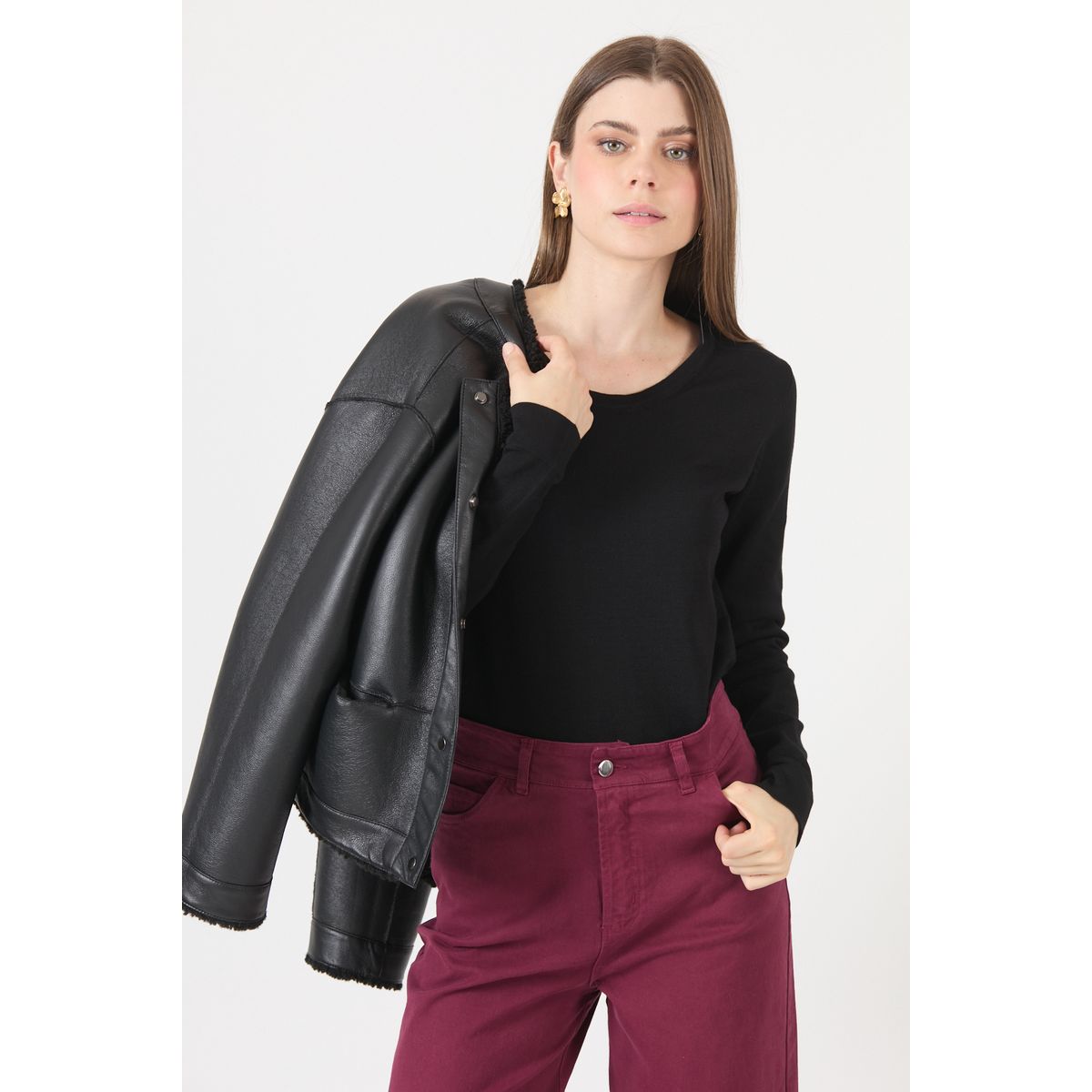 PRIVILEGE - Sweater Negro Cod 7900016