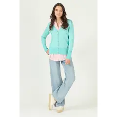 PRIVILEGE - Cardigan Turquesa Cod 7900445