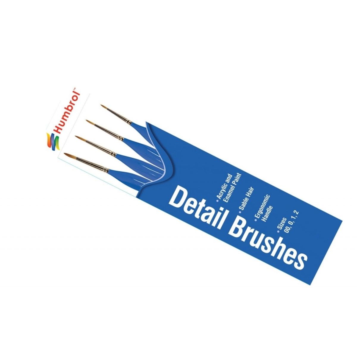 GENERICO - HUMBROL AG4304 DETAIL SABLE BRUSHES PACK