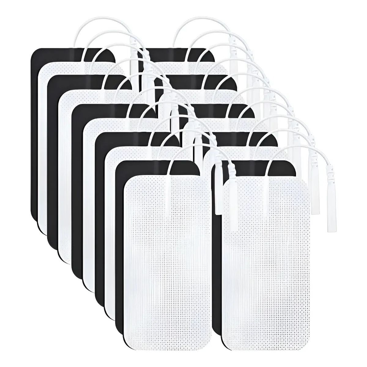 GENERICO - 20 Parches Almohadillas Electrodos Para Tens/ems 5x10 Cm Labg